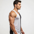 Pack of 2 Men & Boys Summer Gym Tank Top Sando | Dry-Fit Breathable Sleeveless Vest for Gym, Workout, Running & Daily Wear (Large)
