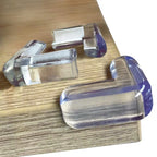 4pcs Table Corner Protector - Child Safety Transparent Silicon Furniture Corner Protectors Self-Adhesive Edge Guard For Baby Proofing Home