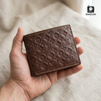 Men's Genuine Leather Bifold Wallet with Gift Box Black