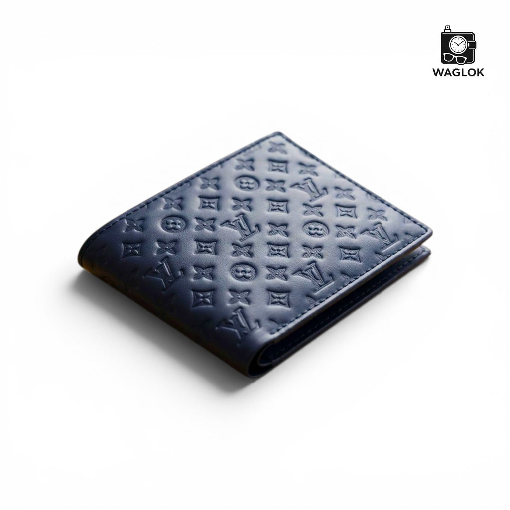 Men's Genuine Leather Bifold Wallet with Gift Box Black
